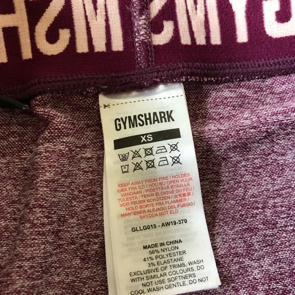 Gymshark size XS Purple Seamless Flex Sculpting Leggings Workout Train‎ Lift Run